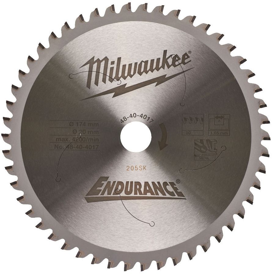 Pilový kotouč na kov MILWAUKEE CSB P M 174/20 mm 50 zubů
