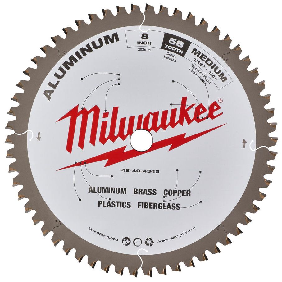 Pilový kotouč na kov MILWAUKEE CSB P Alu 203 mm 5/8