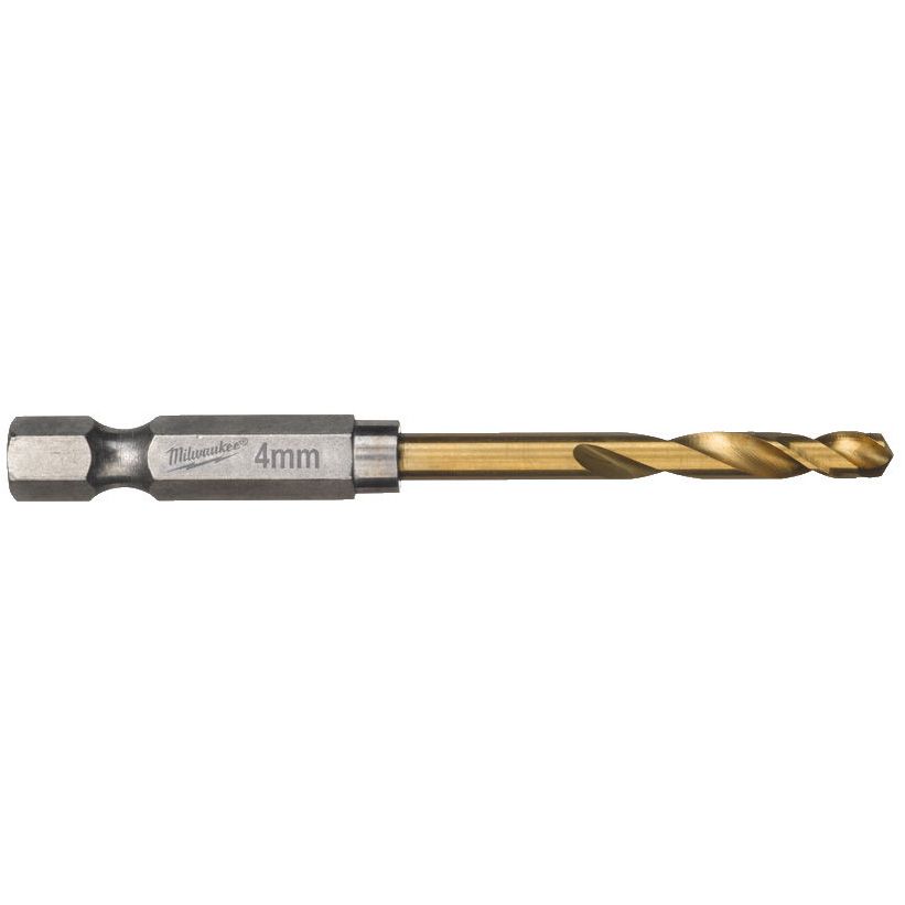 Vrták do kovu MILWAUKEE RED HEX HSS-G TiN 4 x 26 mm 10 ks