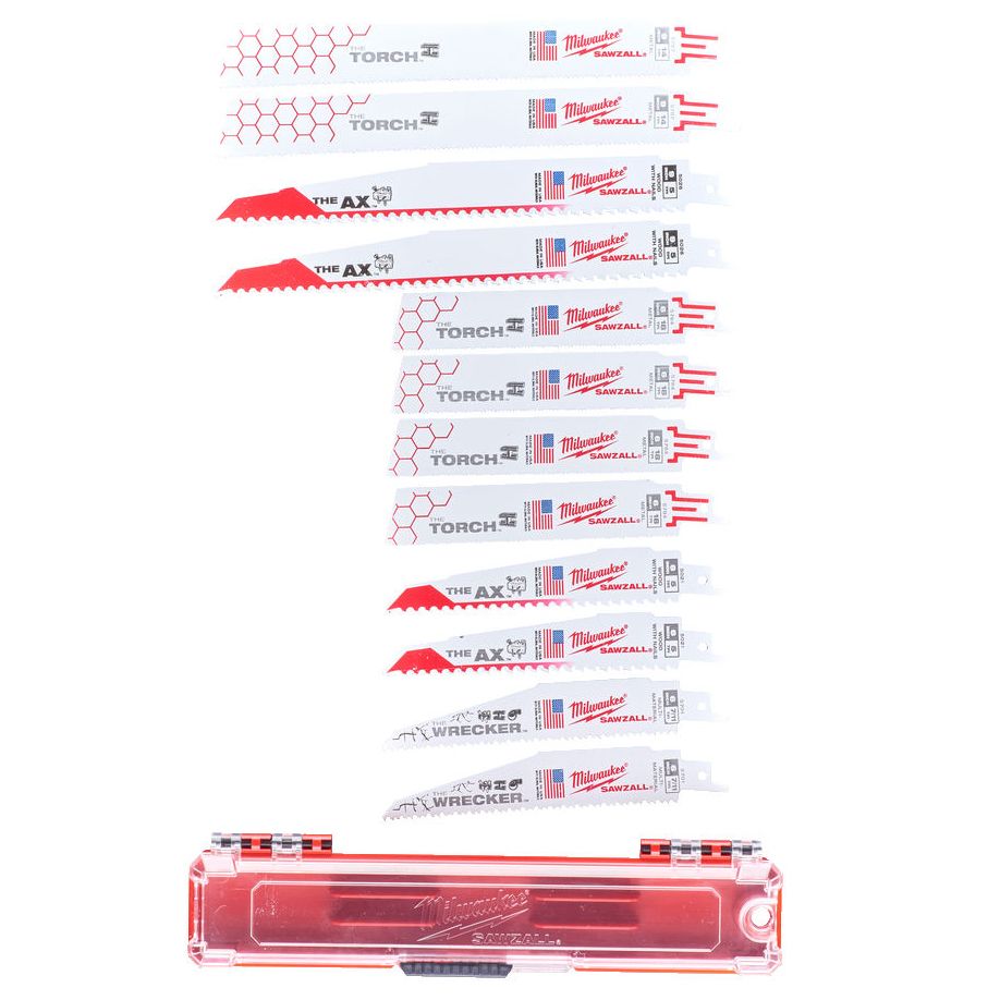 Sada pilových plátků MILWAUKEE SAWZALL 12 ks