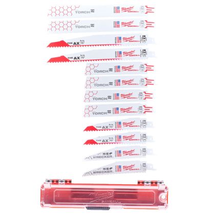 Sada pilových plátků MILWAUKEE SAWZALL 12 ks