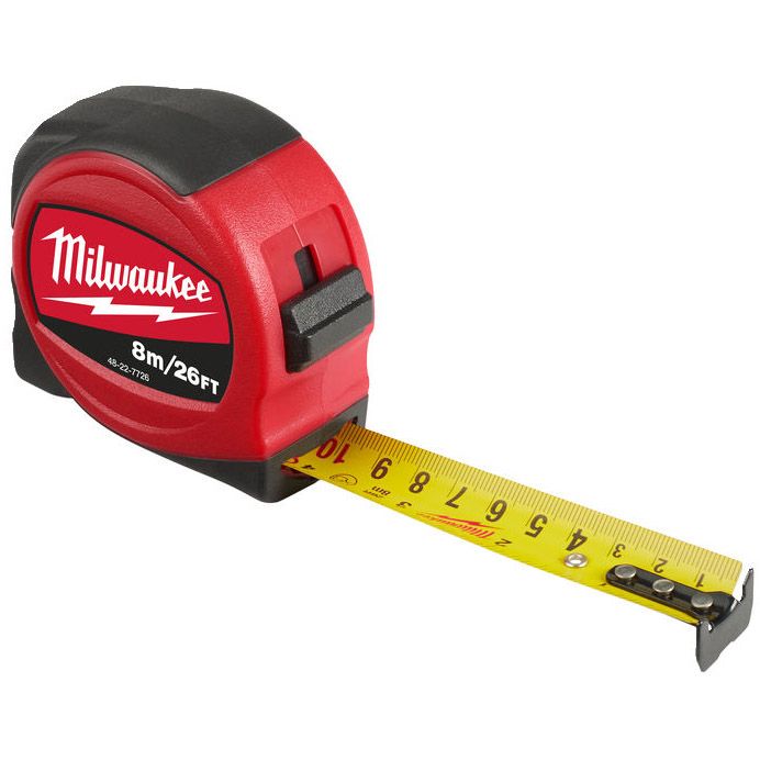 Metr MILWAUKEE SLIMLINE C8-26/25 8 m 26 ft