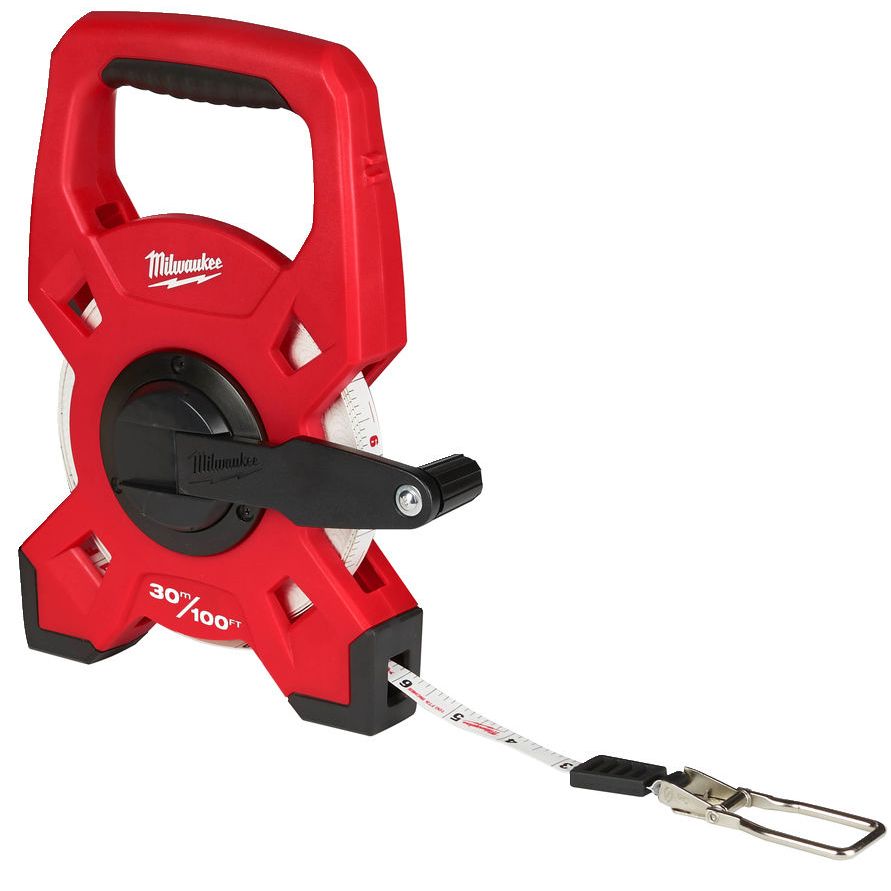 Měřící pásmo ze skelných vláken MILWAUKEE 30 m / 100 ft