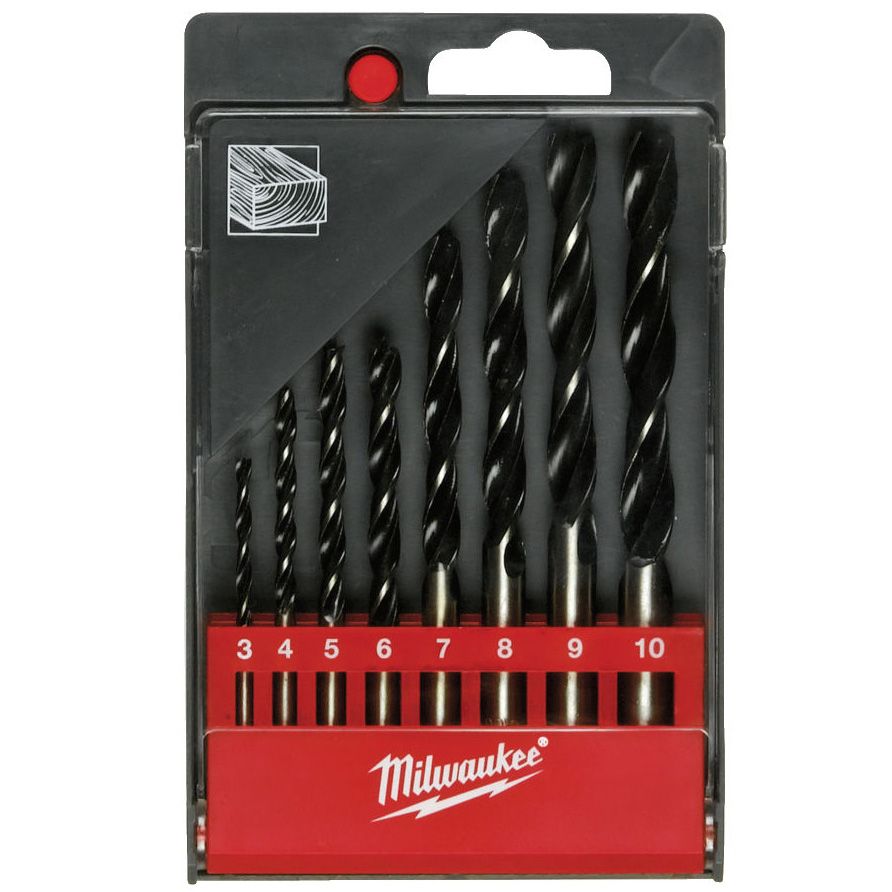 Sada vrtáků do dřeva MILWAUKEE 8 ks