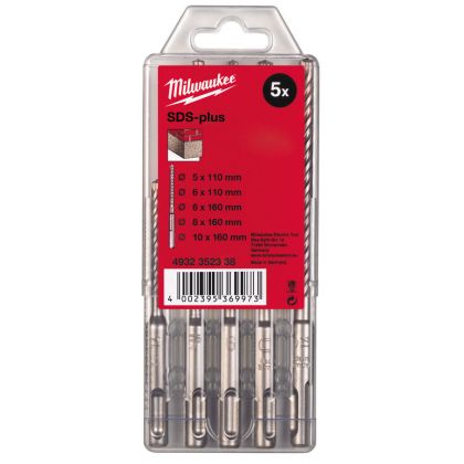 Sada vrtáků MILWAUKEE SDS-Plus M2 5 - 10 mm 5 ks