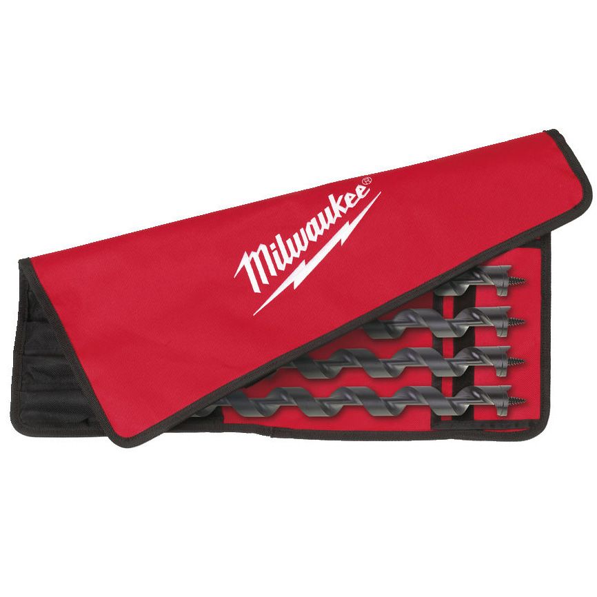 Sada hadovitých vrtáků do dřeva MILWAUKEE 4 ks