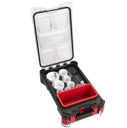 Sada kruhových pilek MILWAUKEE HOLE DOZER v PACKOUT boxu 12 ks