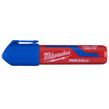 Značkovač s plochým hrotem MILWAUKEE INKZALL XL modrý