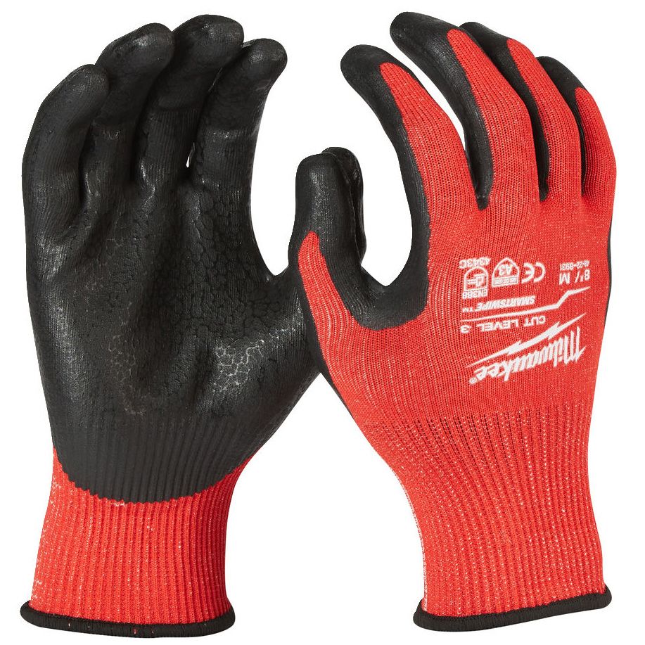 Rukavice MILWAUKEE odolné proti proříznutí 3/C vel. L