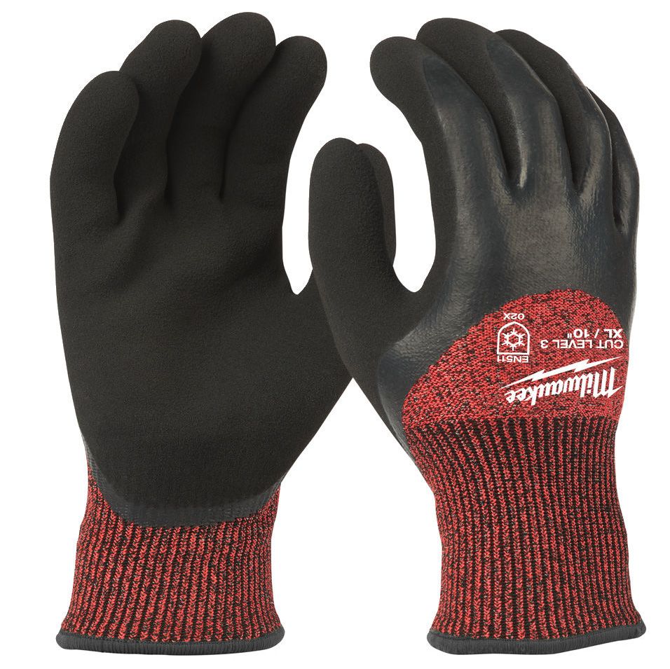 Rukavice MILWAUKEE odolné proti proříznutí 3/C zimní vel. XL
