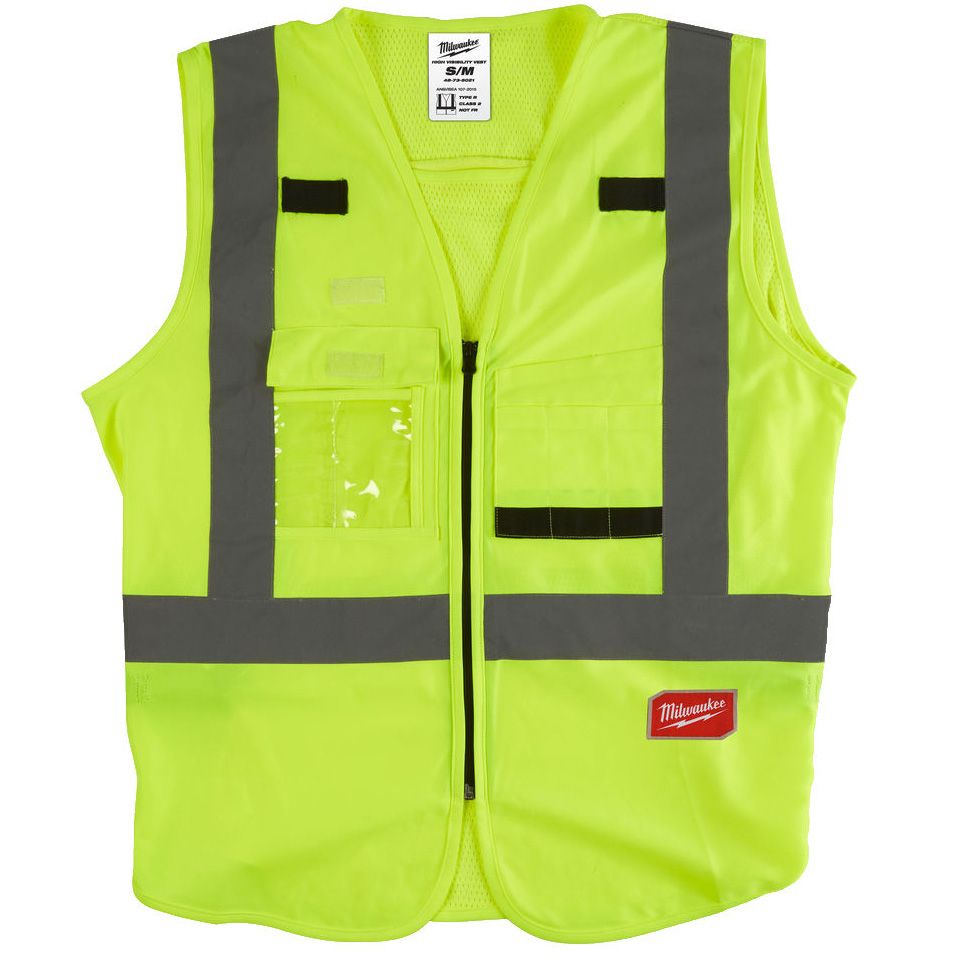 Vesta s vysokou viditelností MILWAUKEE žlutá vel. XXL/3XL