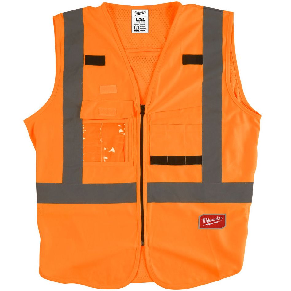 Vesta s vysokou viditelností MILWAUKEE oranžová vel. XXL/3XL