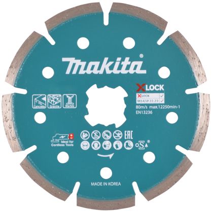 Diamantový kotouč MAKITA X-LOCK 115 mm