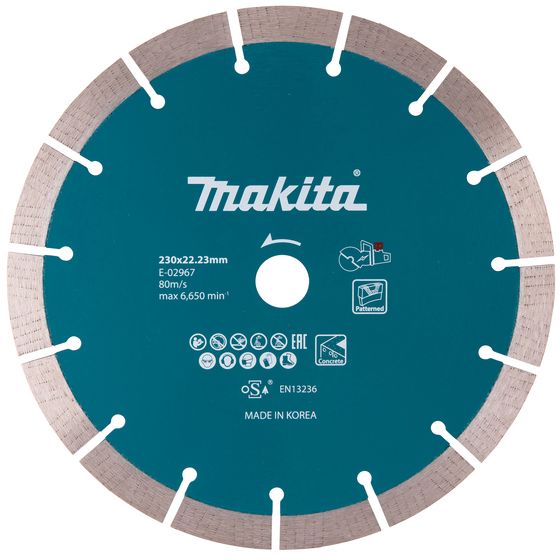 Diamantový kotouč pro aku rozbrušovací pilu MAKITA DCE090 230 x 22,23 mm