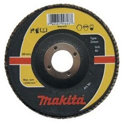 Lamelový kotouč MAKITA Zirkon 180 x 22,2 mm K80