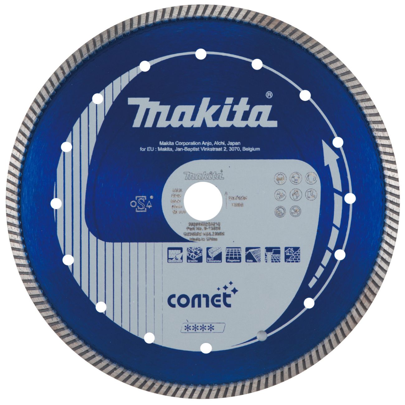 Diamantový kotouč MAKITA Comet Turbo CDT23022 230 mm