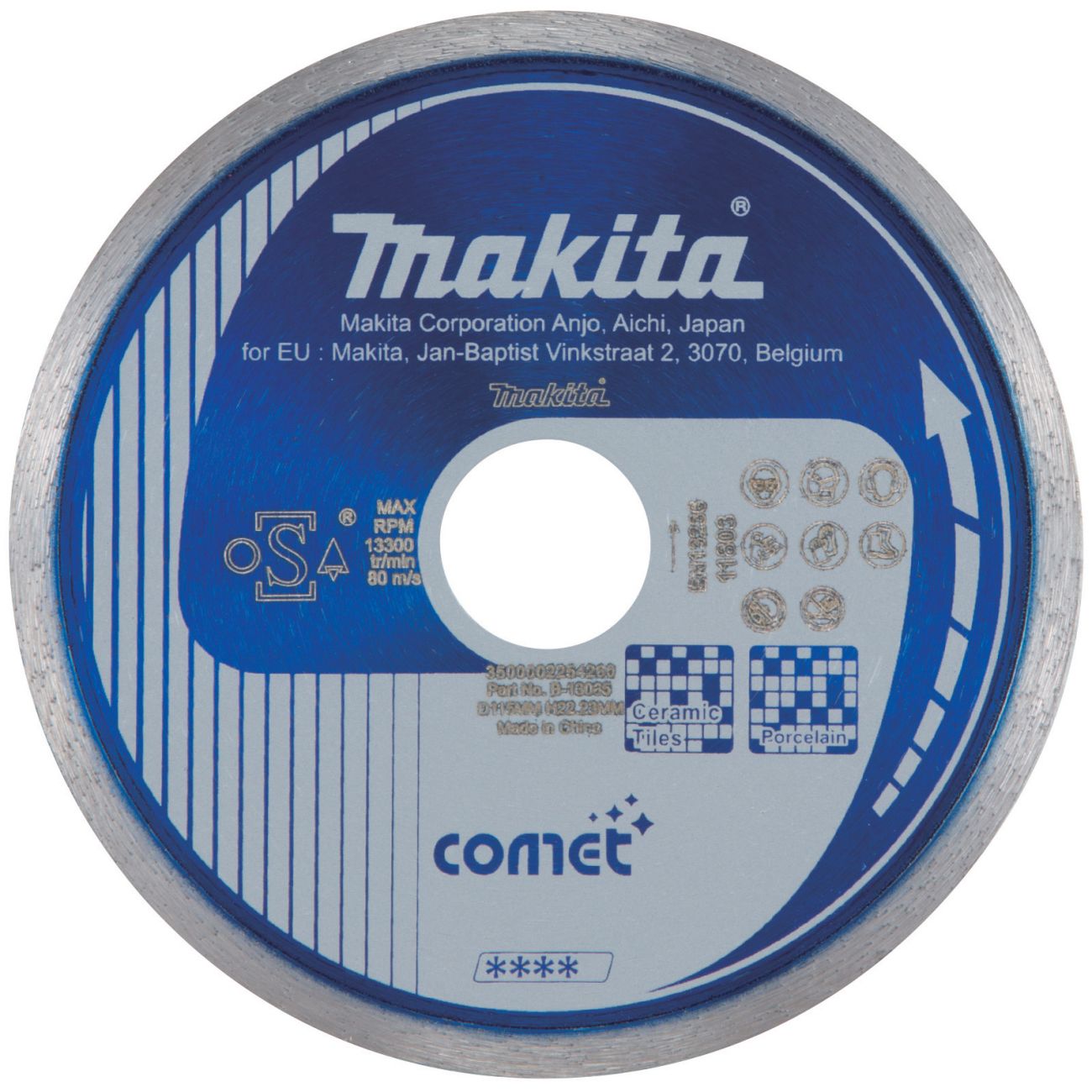 Diamantový kotouč MAKITA Comet Continuous CDC11522 115 mm