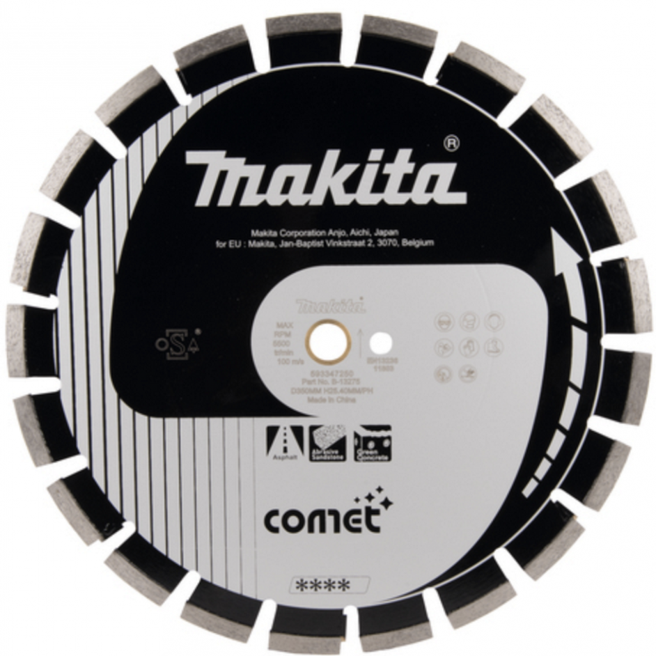 Diamantový kotouč MAKITA Comet Asphalt CDA40025 400 mm