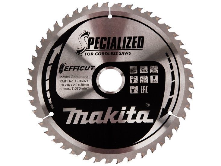 Pilový kotouč MAKITA Efficut 216 x 30 mm 45 zubů