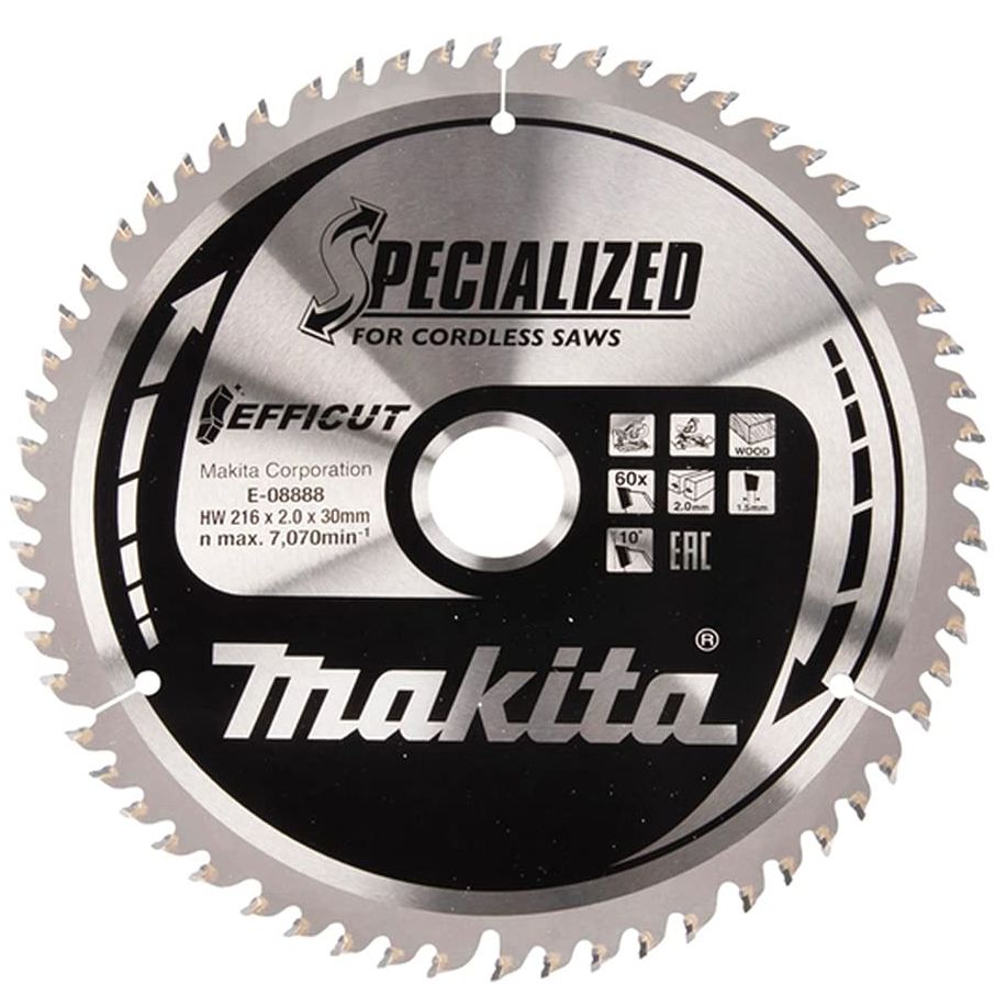 Pilový kotouč MAKITA Efficut 216  x 30 mm 80 zubů