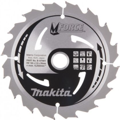 Pilový kotouč MAKITA MFORCE 165 x 30 mm 16 zubů