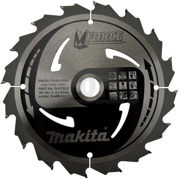 Pilový kotouč MAKITA MFORCE 180 x 20 mm 16 zubů