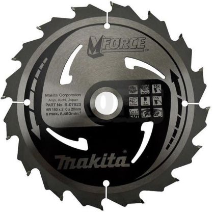 Pilový kotouč MAKITA MFORCE 180 x 20 mm 16 zubů