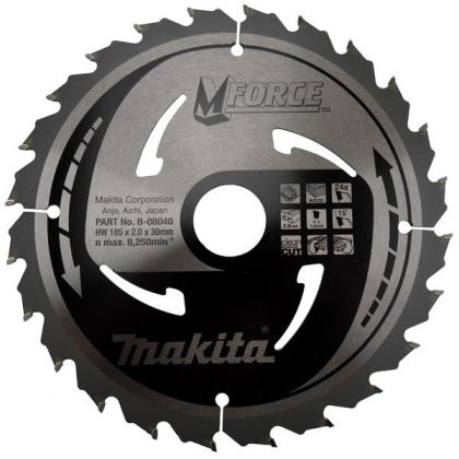 Pilový kotouč MAKITA MFORCE 185 x 30 mm 24 zubů