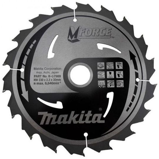 Pilový kotouč MAKITA MFORCE 230 x 30 mm 18 zubů