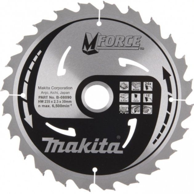 Pilový kotouč MAKITA MFORCE 235 x 30 mm 24 zubů
