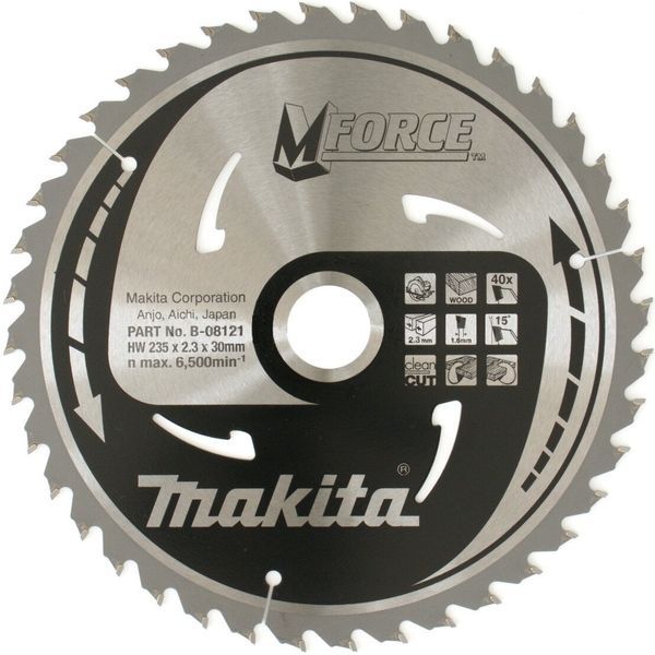 Pilový kotouč MAKITA MFORCE 235 x 30 mm 40 zubů