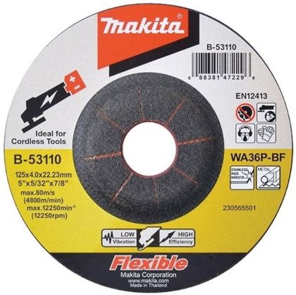 Brusný kotouč flexibilní MAKITA 125 x 4 x 22,23 mm