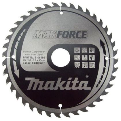 Pilový kotouč MAKITA MAKFORCE 190 x 30 mm 40 zubů