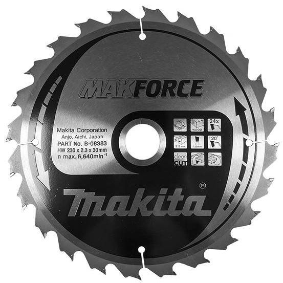 Pilový kotouč MAKITA MAKFORCE 230 x 30 mm 24 zubů