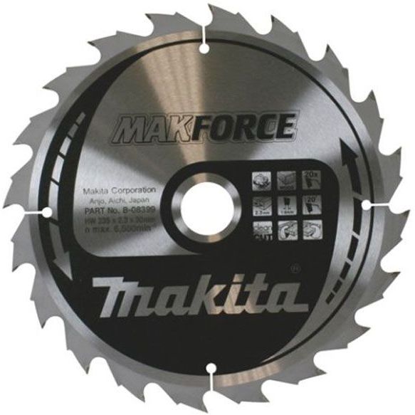 Pilový kotouč MAKITA MAKFORCE 235 x 30 mm 20 zubů