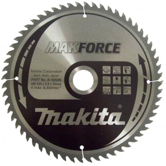 Pilový kotouč MAKITA MAKFORCE 235 x 30 mm 60 zubů