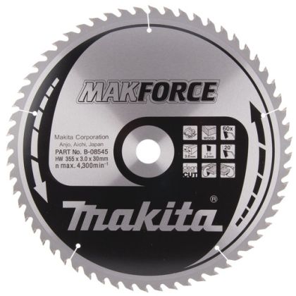 Pilový kotouč MAKITA MAKFORCE 355 x 30 mm 60 zubů