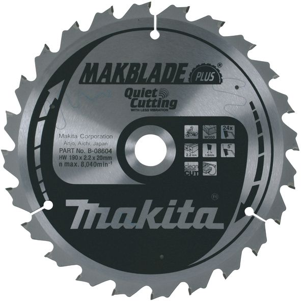 Pilový kotouč MAKITA MAKBLADE PLUS 190 x 20 mm 60 zubů