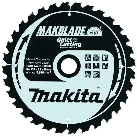 Pilový kotouč MAKITA MAKBLADE PLUS 255 x 30 mm 32 zubů