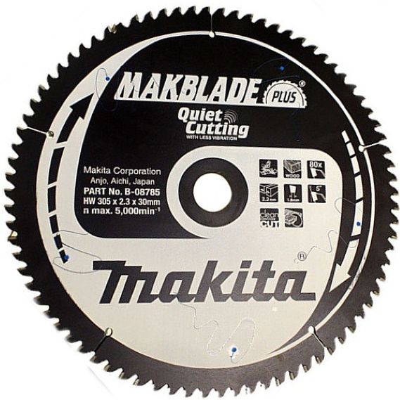 Pilový kotouč MAKITA MAKBLADE PLUS 305 x 30 mm 80 zubů