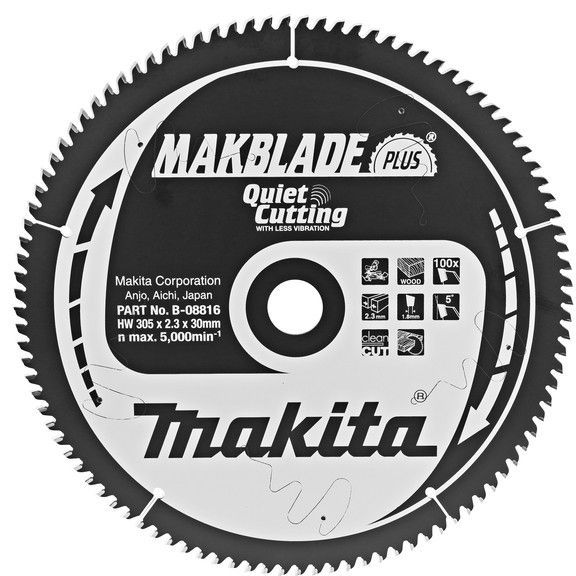Pilový kotouč MAKITA MAKBLADE PLUS 305 x 30 mm 100 zubů
