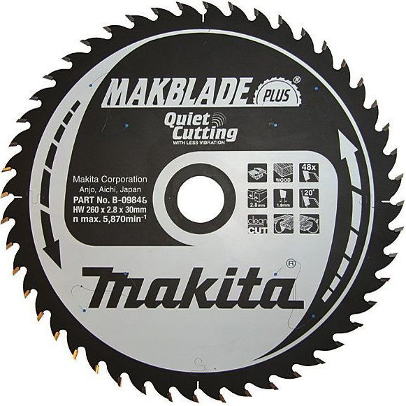 Pilový kotouč MAKITA MAKBLADE PLUS 350 x 30 mm 56 zubů