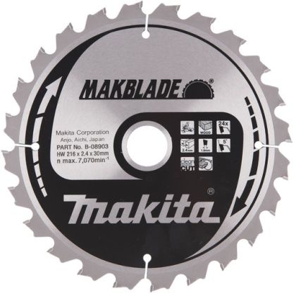 Pilový kotouč MAKITA MAKBLADE 216 x 30 mm 24 zubů