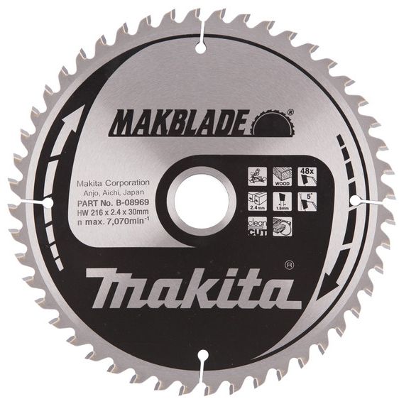 Pilový kotouč MAKITA MAKBLADE 216 x 30 mm 48 zubů