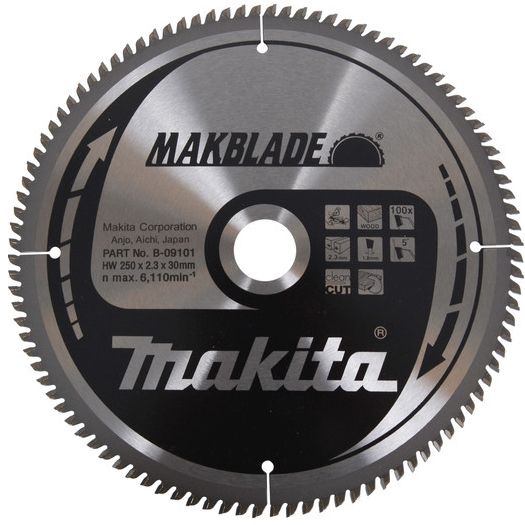 Pilový kotouč MAKITA MAKBLADE 250 x 30 mm 100 zubů