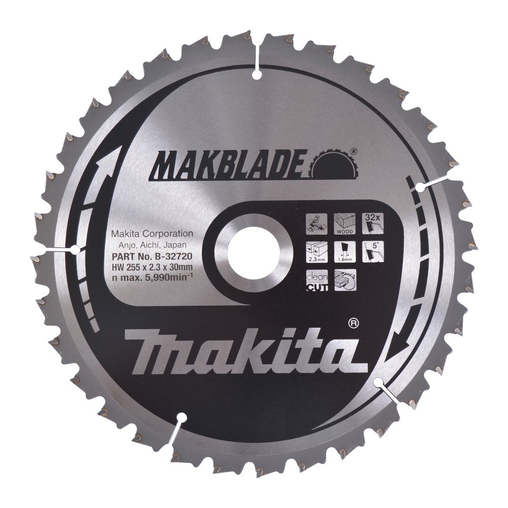 Pilový kotouč MAKITA MAKBLADE 255 x 30 mm 32 zubů