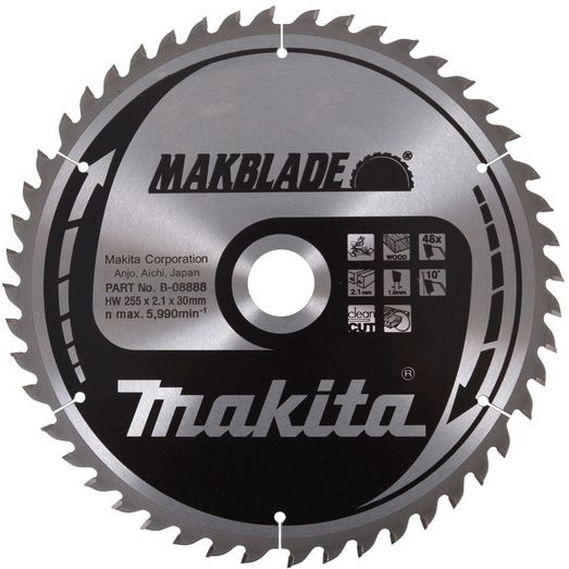 Pilový kotouč MAKITA MAKBLADE 255 x 30 mm 48 zubů