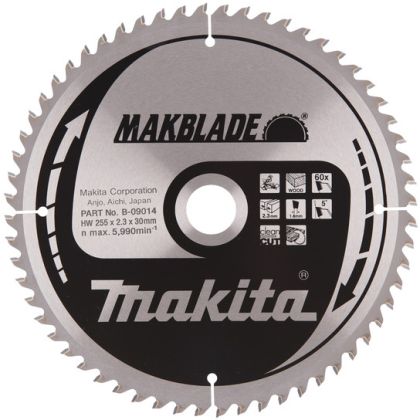 Pilový kotouč MAKITA MAKBLADE 255 x 30 mm 60 zubů