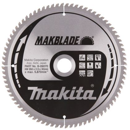 Pilový kotouč MAKITA MAKBLADE 260 x 30 mm 80 zubů