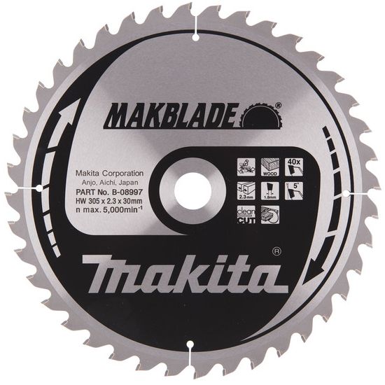 Pilový kotouč MAKITA MAKBLADE 305 x 30 mm 40 zubů
